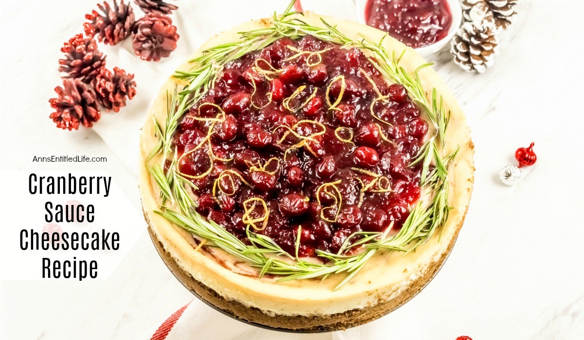 Cranberry Sauce Cheesecake Recipe