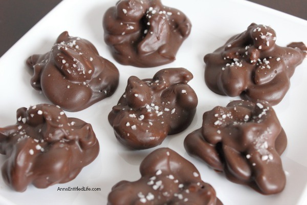 Chocolate Cashew Clusters. Homemade candy does not get any easier than this Chocolate Cashew Clusters recipe! These chocolate cashew clusters are tasty, fast, and simple to make. Surprise your family with these delicious candy delights tonight!