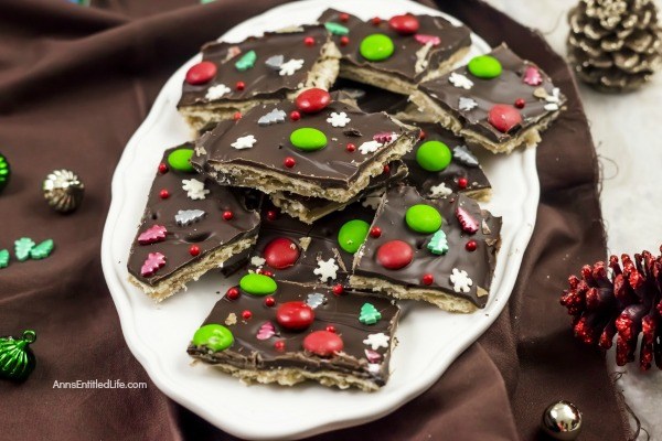 Christmas Crack Candy Recipe. This Christmas crack candy recipe is a delicious, old fashioned blast from the past. It is great as a Christmas or holiday gift and is a very simple recipe. The perfect combination of salty and sweet comes together to form what some call saltine candy.  This toffee flavored candy can be quite addicting.