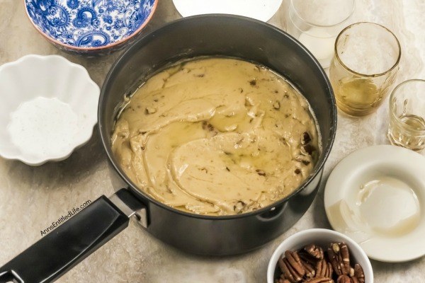 Pecan Pie Fudge Recipe. If you like pecan pie you are going to love the sweet maple-pecan taste of this terrific pecan pie fudge recipe. This sweet, pecan filled fudge recipe tastes just like your favorite pecan pie. Great for homemade gifts, your holiday dessert tray, or a special treat for your family, this is one outstanding fudge recipe.