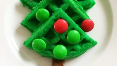 Christmas Tree Waffle Recipe