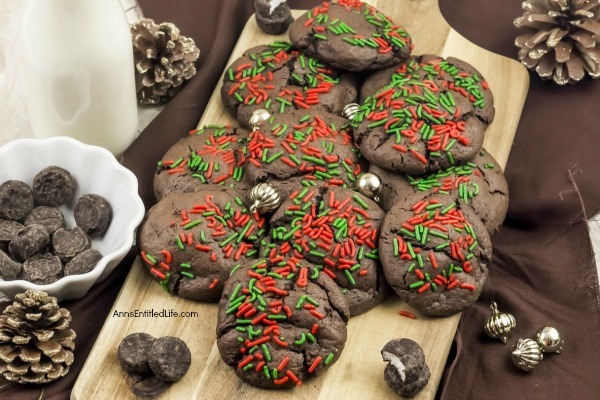 Peppermint Patty Cookies Recipe. The holidays are such a wonderful time of year, especially for those of us who love food! If you truly enjoy a good cookie, then these Peppermint Patty Cookies should be at the top of your holiday baking list! Using just a few ingredients, these Peppermint Patty cookies are so easy-to-make and the chocolatey mint freshness is the perfect holiday flavor combination.