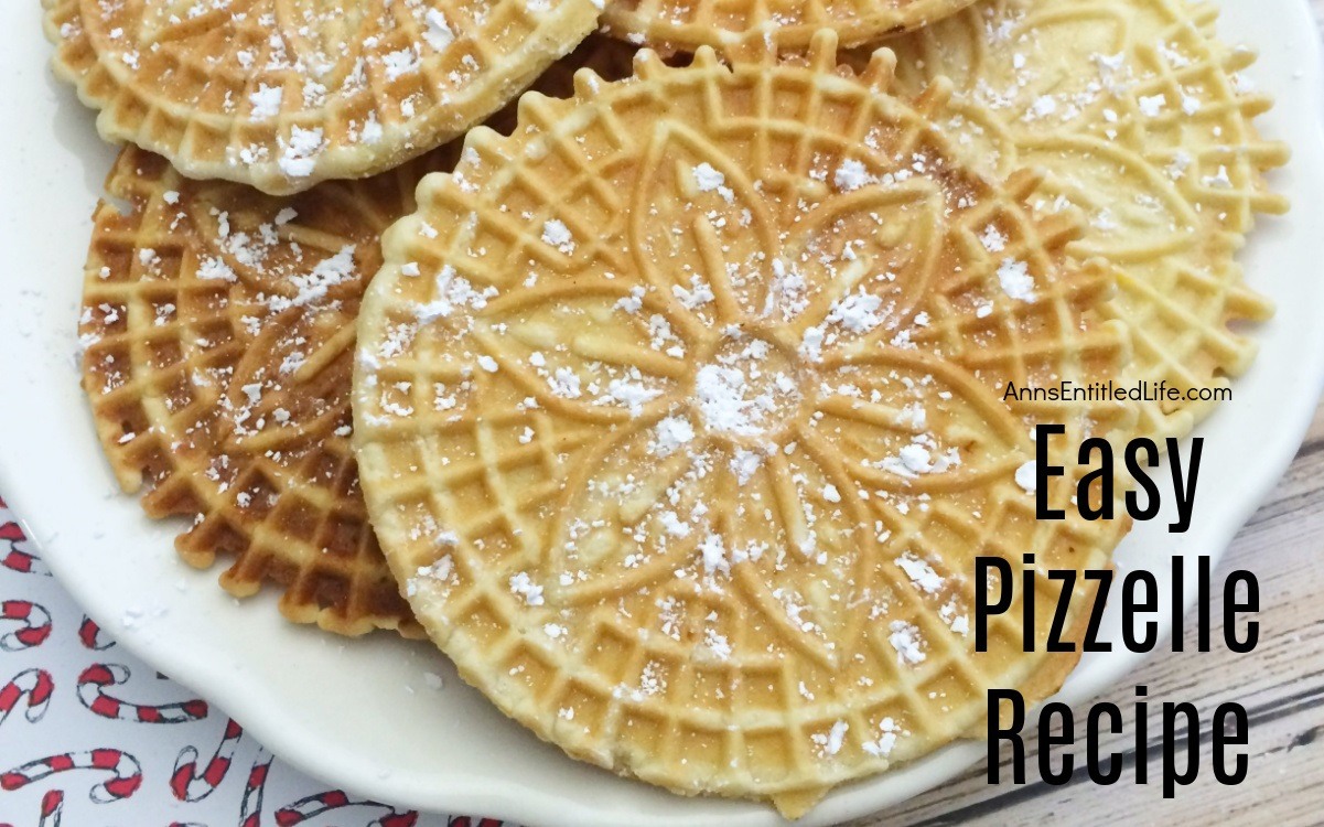 Pizzelle Recipe