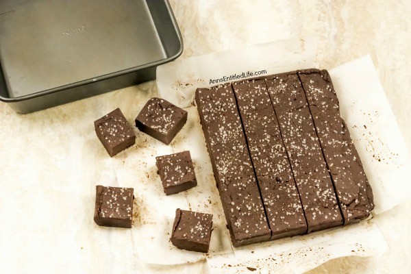 Salted Dark Chocolate Bourbon Fudge Recipe. Rich, intense, yet with a hint of salt and sweetness, this salted dark chocolate bourbon fudge recipe is a flavor explosion for your taste buds. This may be the best fudge recipe you will ever make.  Simple to make, this fudge recipe is terrific for sharing, gifting, or when you want to indulge at home.