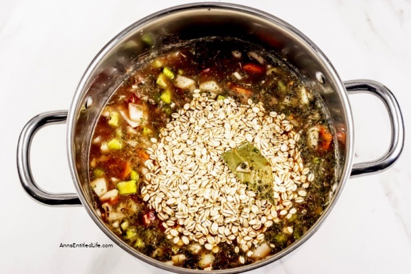 Beef Barley Soup Recipe. This hearty beef barley soup recipe is delicious and satisfying. It is filling enough to be a meal. Ground or cubed beef, carrots, onions, and celery along with an array of spices and barley make up this best tasting Beef Barley soup!