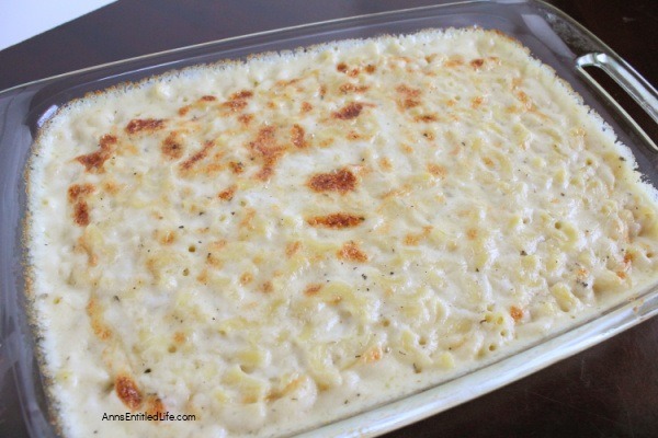 Italian Macaroni and Cheese Recipe. A delicious, extra cheesy take on traditional mac and cheese, this Italian Macaroni and Cheese recipe will have your entire family asking for seconds. This is simply an outstanding homemade baked macaroni and cheese recipe.