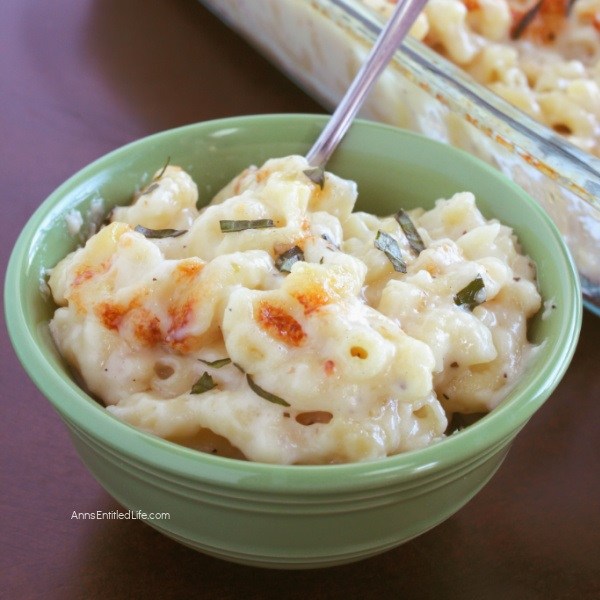 Italian Macaroni and Cheese Recipe. A delicious, extra cheesy take on traditional mac and cheese, this Italian Macaroni and Cheese recipe will have your entire family asking for seconds. This is simply an outstanding homemade baked macaroni and cheese recipe.