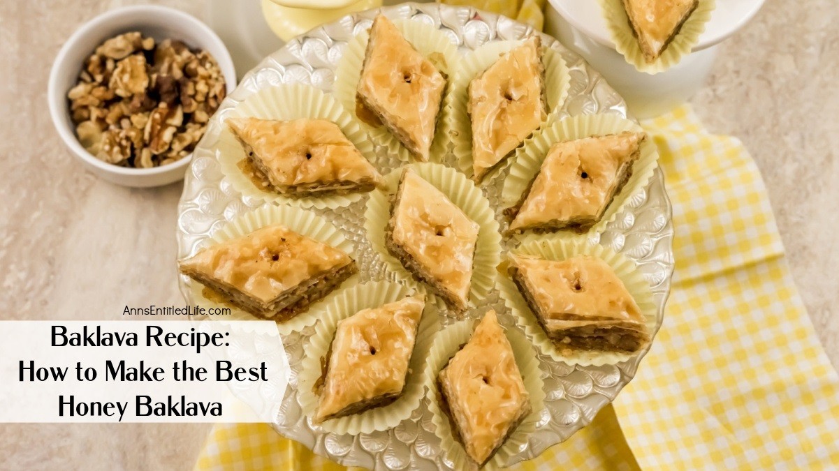 Greek Baklava Recipe {Nuts, Phyllo, Honey Syrup} - The Hungry Bluebird