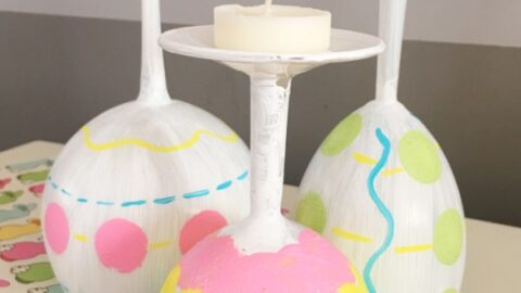 Easter Egg Wine Glass DIY