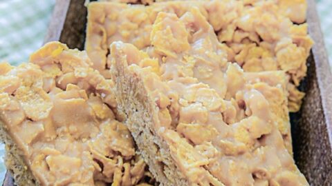 No-Bake Peanut Butter Corn Flake Bars