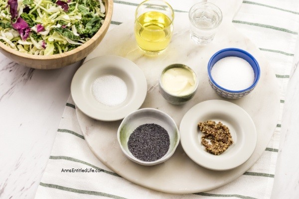 Poppy Seed Dressing Recipe. Homemade salad dressing is easier to make than you might think. With a few simple ingredients you can make this poppy seed salad dressing which is great on green salads, strawberry salads, or to serve with fruit.