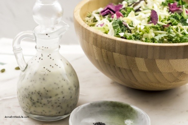 Poppy Seed Dressing Recipe. Homemade salad dressing is easier to make than you might think. With a few simple ingredients you can make this poppy seed salad dressing which is great on green salads, strawberry salads, or to serve with fruit.