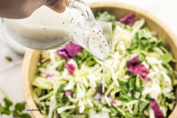 Poppy Seed Dressing Recipe. Homemade salad dressing is easier to make than you might think. With a few simple ingredients you can make this poppy seed salad dressing which is great on green salads, strawberry salads, or to serve with fruit.