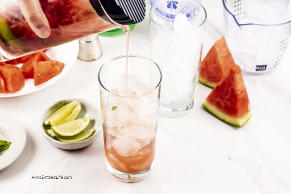 Watermelon Mojito Recipe. This fresh watermelon mojito recipe, with its hints of cool mint, and sour lime is the perfect cocktail to enjoy on a hot day. Made with fresh summer fruits and simple ingredients, you can almost taste the sunshine in every sip.