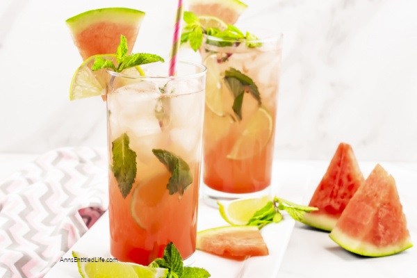 Watermelon Mojito Recipe. This fresh watermelon mojito recipe, with its hints of cool mint, and sour lime is the perfect cocktail to enjoy on a hot day. Made with fresh summer fruits and simple ingredients, you can almost taste the sunshine in every sip.