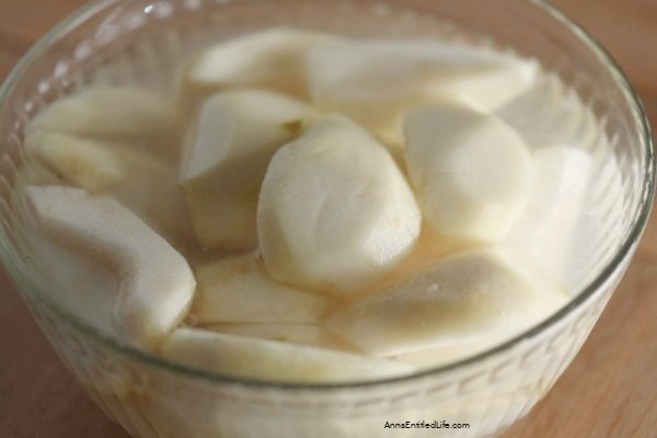 Canned Brandy Spiced Pears Recipe. 'Tis the season. If you have a lot of pears to preserve you will love this home canning recipe for pears. Rich and spicy, this canned pears recipe is the perfect way to preserve that fresh fruit bounty.