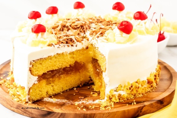 Piña Colada Cake Recipe. The tropical flavors of this delicious pina colada cake recipe will remind you of island breezes and sultry warm weather. For a taste of the islands, make this delicious cake for your next party or get-together. Your friends and family will love it!