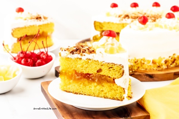 Piña Colada Cake Recipe. The tropical flavors of this delicious pina colada cake recipe will remind you of island breezes and sultry warm weather. For a taste of the islands, make this delicious cake for your next party or get-together. Your friends and family will love it!