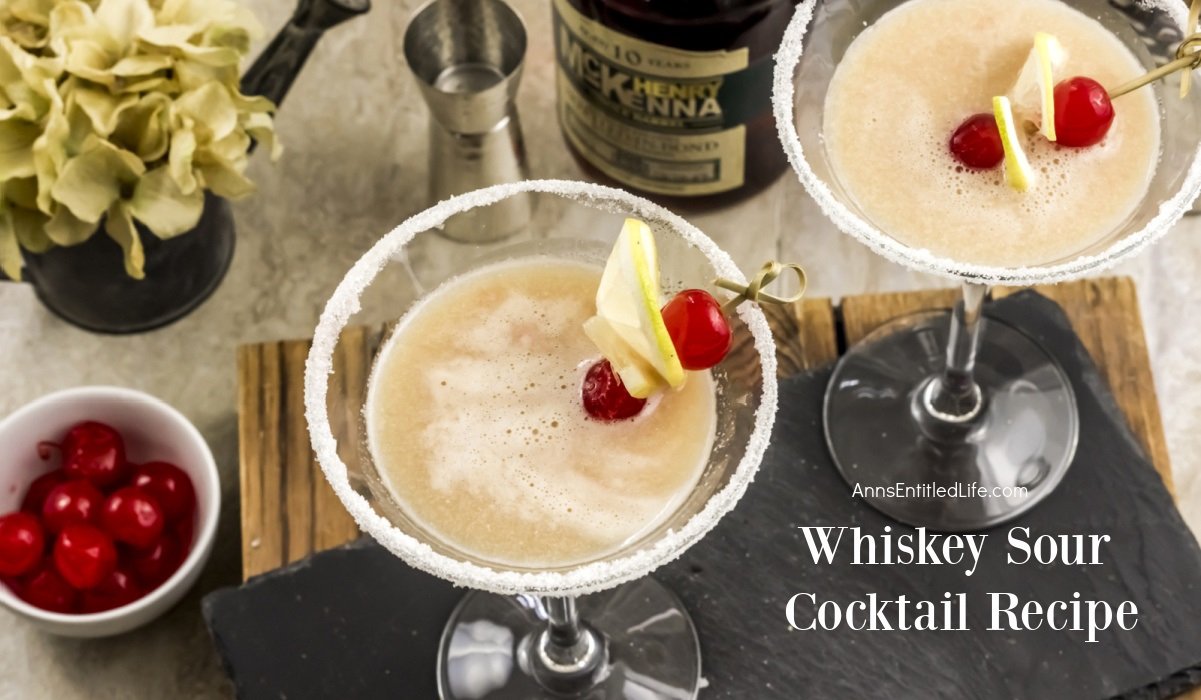 whiskey sour recipe