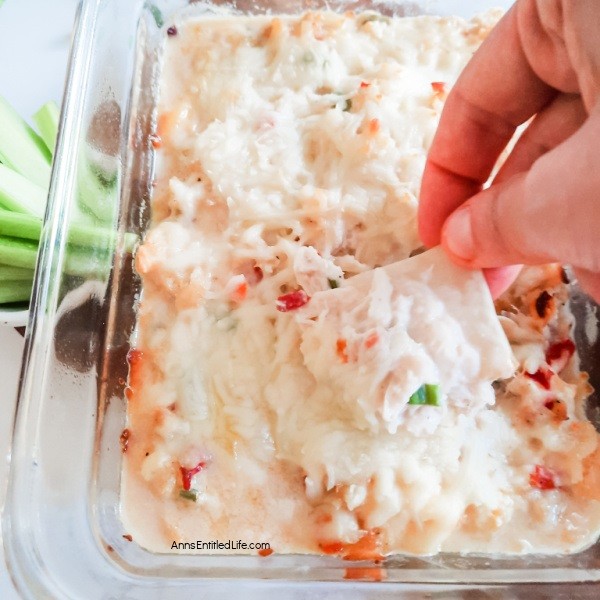 Hot Crab Dip Recipe. This hot crab dip is the best party dip ever! Lump crab meat baked with Neufchatel, sour cream, mozzarella cheese, and complimentary sauces and spices combine to make the best crab dip; one that your guests will be talking about the next day.