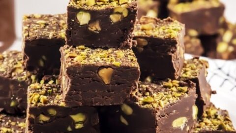 Nutella Pistachio Fudge Recipe