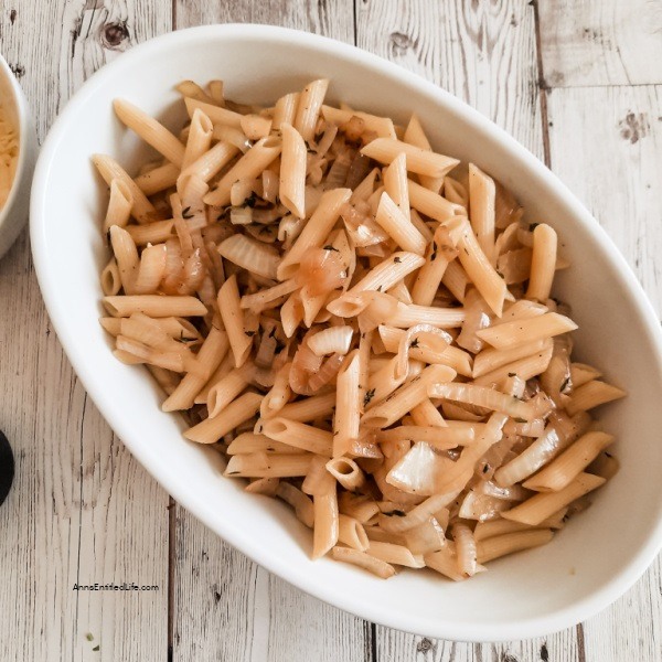 French Onion Pasta Bake Recipe. This easy-to-make French onion pasta bake is so delicious, the whole family will love it. Serve as a side dish or main entree, it's all good!