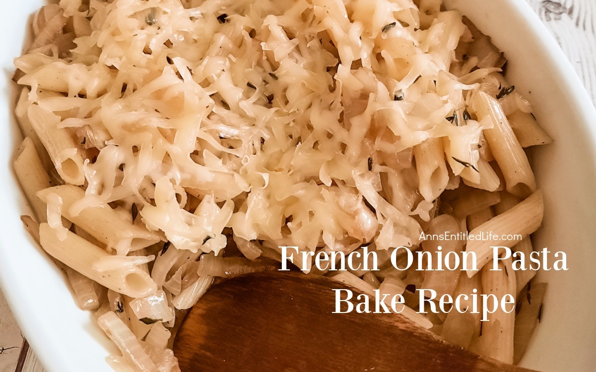 French Onion Pasta Bake Recipe