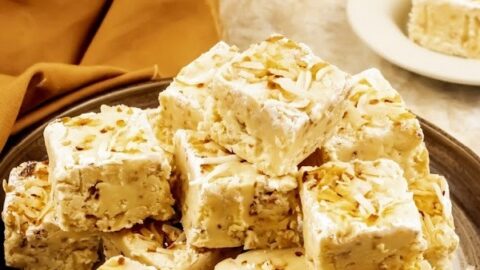 Toasted Coconut Fudge Recipe