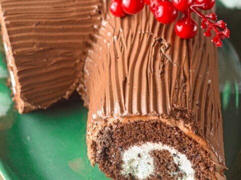 Yule Log Cake (Bûche de Noël) Recipe - Baked by an Introvert