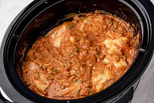Slow Cooker Spicy Chicken Thighs Recipe. This slow-cooker spicy chicken thighs recipe is easy to prepare, has a bit of a bite with many interesting flavors. The chicken thighs are tender and juicy when done.