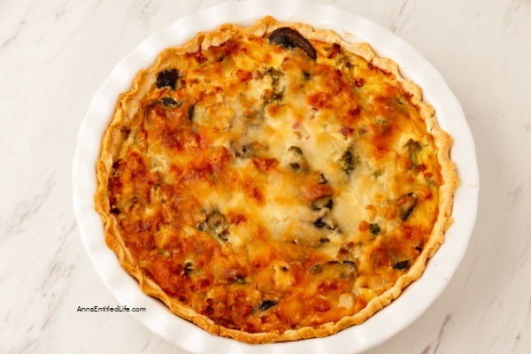 Broccoli and Ham Quiche Recipe. Use up your ham leftovers to make this easy quiche recipe! Broccoli, ham, cheese, and mushrooms combine for an easy-to-make, flavorful, delicious, and satisfying broccoli and ham quiche. Breakfast, lunch, or dinner, this versatile quiche dish is sure to please your entire family.
