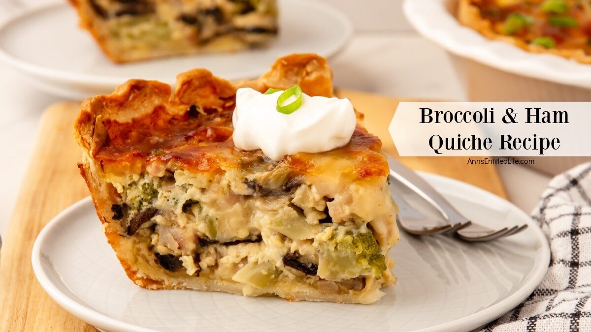 Broccoli and Ham Quiche Recipe