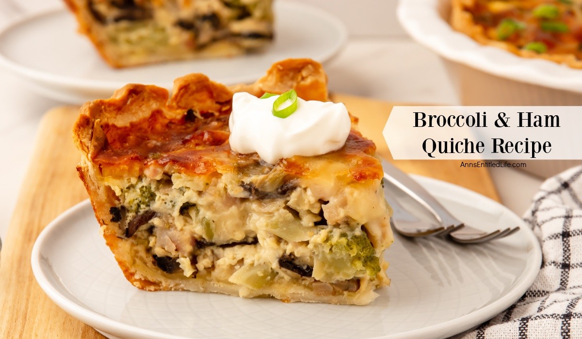 Broccoli and Ham Quiche Recipe