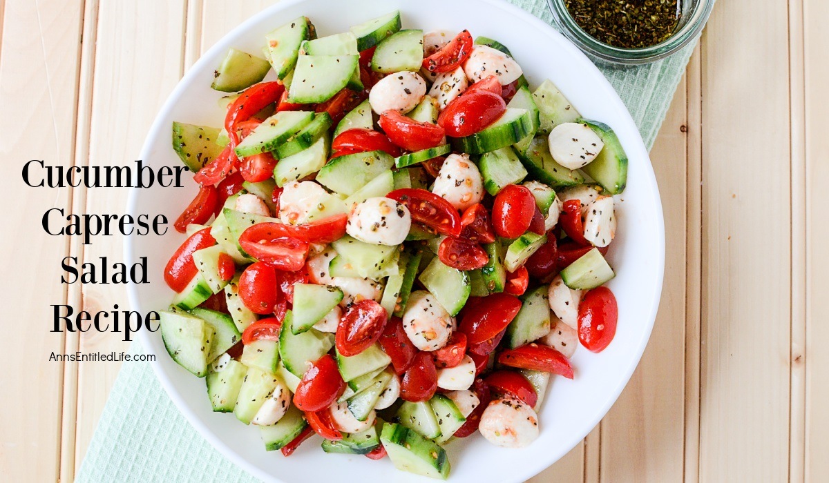 Cucumber Caprese Salad Recipe