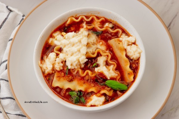 Lasagna Soup Recipe