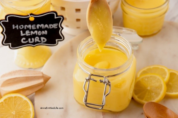 Lemon Curd Recipe. This gorgeous homemade lemon curd recipe is absolutely delicious. It is truly sunshine in a jar. This from-scratch lemon curd is deliciously sweet-tart and very creamy. Only six common ingredients are used to make this lemon curd and it comes together on the stove in about 20 minutes.