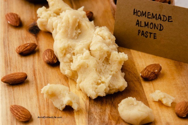 Homemade Almond Paste Recipe. Make a homemade almond paste with these easy step-by-step instructions. This simple recipe can be used as a baking ingredient for cookie recipes, pastries, cakes, and croissants. With only five ingredients you can make your own delicious almond paste at home.