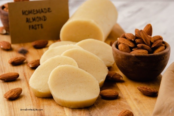 Homemade Almond Paste Recipe. Make a homemade almond paste with these easy step-by-step instructions. This simple recipe can be used as a baking ingredient for cookie recipes, pastries, cakes, and croissants. With only five ingredients you can make your own delicious almond paste at home.
