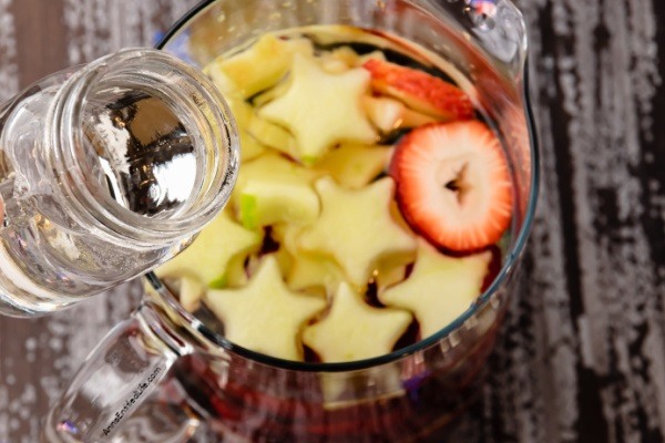 Red, White, and Blue Sangria Recipe. This Red, White, and Blue Sangria is simple to make. Bursting with juicy fruits and delicious flavors it is the perfect drink to celebrate Independence Day, Memorial Day, or any summer holiday.