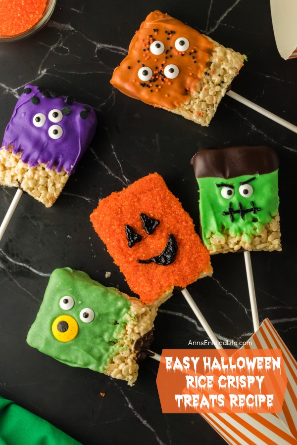 Easy Halloween Rice Crispy Treats Recipe