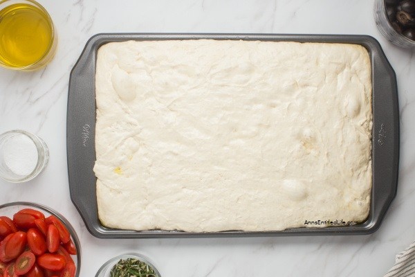 Rosemary Focaccia Recipe. This rosemary focaccia recipe makes bread that is soft on the inside and crispy on the outside. This easy-to-make focaccia bread features rosemary, tomatoes, and garlic which come together to form a perfect flavor sensation your whole family will enjoy.