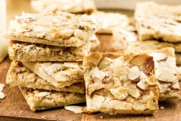 Dutch Almond Bars Recipe. Sweet, creamy butter, a hint of cinnamon, plus tasty almond goodness, make for a rich and delicious cookie bar recipe. These slightly crunchy Dutch almond bars keep for days!