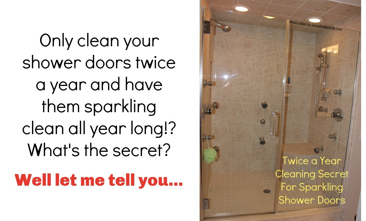The Two-Ingredient DIY Cleaner to Get Your Glass Shower Door Sparkling  Again