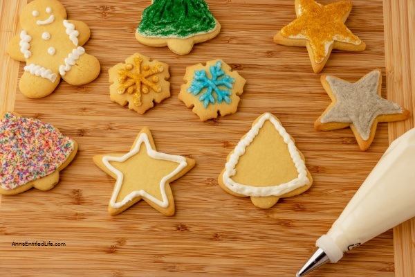 Kris Kringle Cookies and Frosting Recipe. This is a traditional Christmas cut-out cookie and frosting recipe! This Christmas cookie cut-outs recipe is easy-to-make. Perfect for your holiday cookie tray, Christmas cookie exchanges, or on a plate for Santa, these delicious holiday cookies are a family favorite.