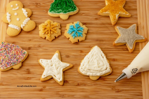 Kris Kringle Cookies and Frosting Recipe. This is a traditional Christmas cut-out cookie and frosting recipe! This Christmas cookie cut-outs recipe is easy-to-make. Perfect for your holiday cookie tray, Christmas cookie exchanges, or on a plate for Santa, these delicious holiday cookies are a family favorite.