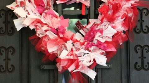 Valentine Heart Wreath DIY