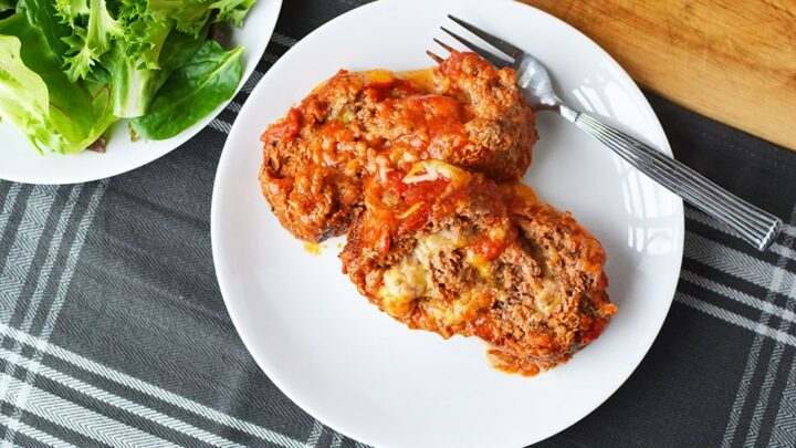 Image for Easy Cheese Stuffed Meatloaf Comfort Food Recipe