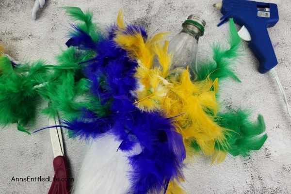 Mardi Gras Gnome DIY. Follow these simple step-by-step directions to make this fabulous Mardi Gras gnome! Perfect for Mardi Gras decorations and inexpensive to make, these flamboyant gnomes are terrific Mardi Gras decor.