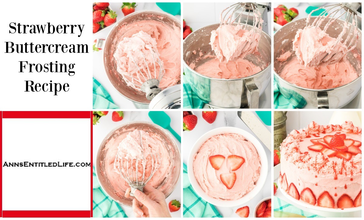 Strawberry Buttercream Frosting Recipe