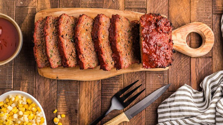 Image for Tasty BBQ Smoked Meatloaf with Glaze